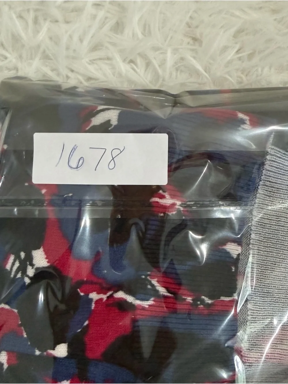 Talbots Womens 3/4 Sleeve Floral Button Up Cardigan Sweater Navy Pink Spring - Picture 7 of 7